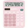 CTIFREE M-28-C PINK rózsaszín számológép, 120x150mm, 12 számjegy, dual power, 2 év garancia