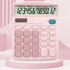CTIFREE M-28-C PINK rózsaszín számológép, 120x150mm, 12 számjegy, dual power, 2 év garancia