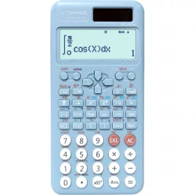   CTIFREE FC-991 ES PLUS 2nd KÉK tudományos számológép, 77x161mm, dual power, 2 év garancia
