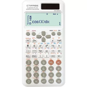   CTIFREE FC-991 ES PLUS 2nd FEHÉR tudományos számológép, 77x161mm, dual power, 2 év garancia