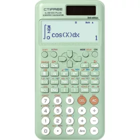   CTIFREE FC-991 ES PLUS 2nd ZÖLD tudományos számológép, 77x161mm, dual power, 2 év garancia