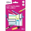Avery RESMI30G iskolai kézzel írható 50x10 mm 30 db kék/zöld tollcímke