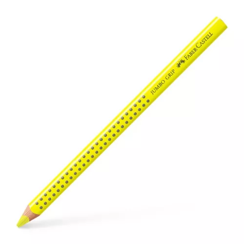 Faber-Castell Grip Jumbo háromszögletű citromsárga színes ceruza