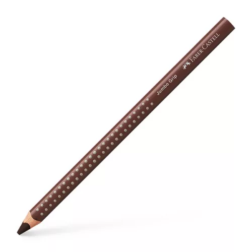 Faber-Castell Grip Jumbo háromszögletű csokoládébarna színes ceruza