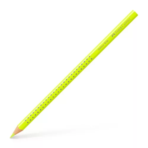 Faber-Castell Grip háromszögletű neon sárga színes ceruza