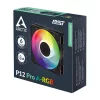 Ventilátor Arctic P12 Pro A-RGB 120 mm PWM čierny