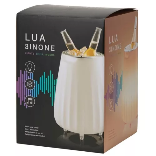 Lua 3inOne jégvödör és Bluetooth hangszóró LED hangulatfénnyel