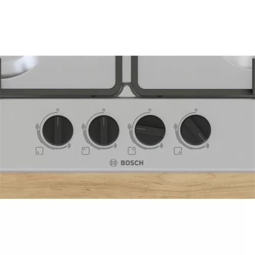 Bosch PGP6B5K60 inox, vstavaný, plynový, varná zóna: 4, vstavaný rozmer: 58,2 cm, varná doska