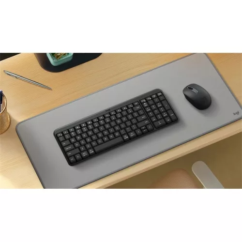 Logitech MK250 HUN grafitszürke vezeték nélküli billentyűzet + egér
