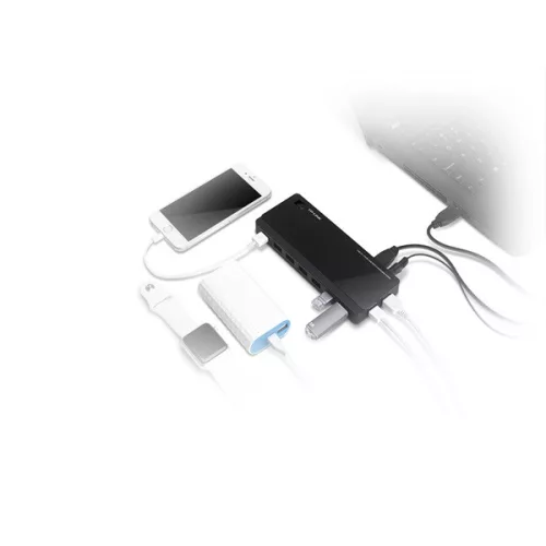 TP-Link UH720 7portos fekete USB3.0 HUB