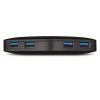 TP-Link UH400 4portos fekete USB3.0 HUB