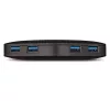TP-Link UH400 4-portový čierny USB 3.0 HUB