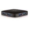 TP-Link UH400 4portos fekete USB3.0 HUB