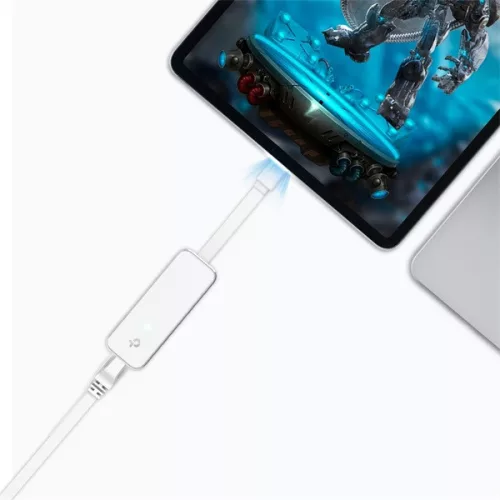 Sieťový adaptér TP-Link UE300C s gigabitovým ethernetovým rozhraním USB 3.0 typu C na RJ45