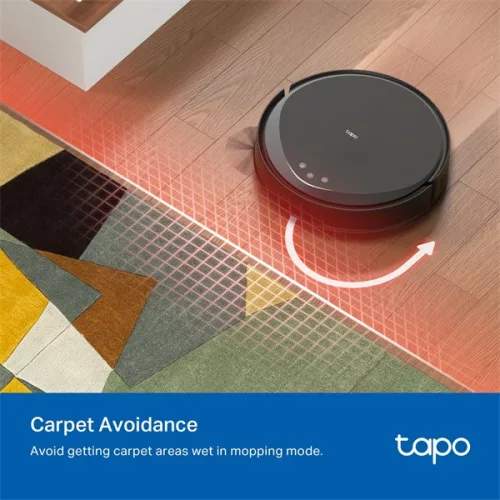 TP-Link Tapo RV20 Max MagSlim LiDAR fekete robotporszívó és felmosó - R