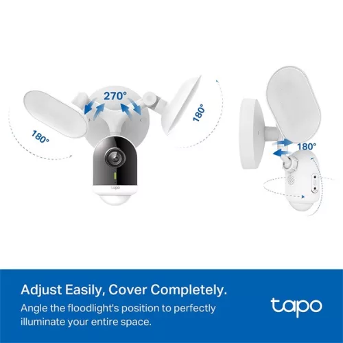 TP-Link Tapo C720 2K QHD, IP65, NightVision fényszórós fehér biztonsági kamera