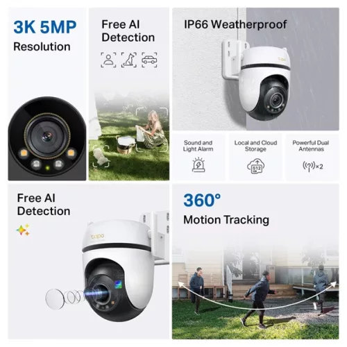 TP-Link Tapo C530WS kültéri biztonsági Wi-Fi kamera - R