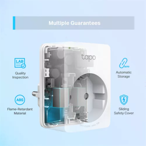 TP-Link TAPO P100(1-pack) fehér Wi-Fi aljzat