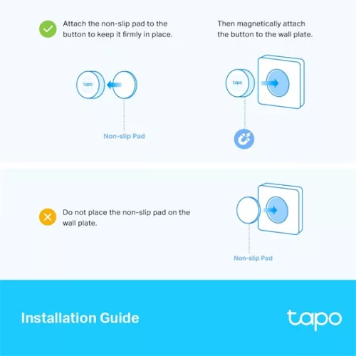 TP-Link Tapo S200D fehér okos távoli fényerőszabályzó kapcsoló
