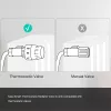 TP-Link KE100 KIT Kasa fehér okos termosztát radiátorszelep és HUB - R
