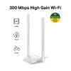 Mercusys MW300UH 300Mbps nagy nyereségű vezeték nélküli USB adapter