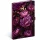 Realsystem 2026 Purple Flowers 5414 13x21 cm gumipántos agenda/notesz