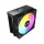 Chladič CPU RAIDMAX AM1204B ARGB 120 mm čierny s displejom teploty