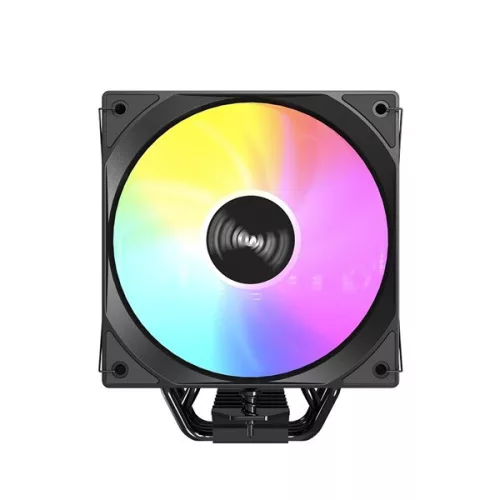 Chladič CPU RAIDMAX AM1204B ARGB 120 mm čierny s displejom teploty