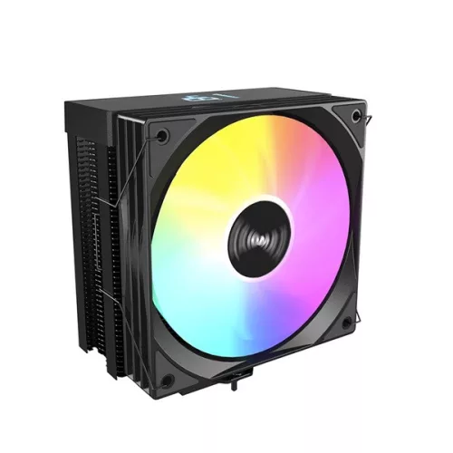 Chladič CPU RAIDMAX AM1204B ARGB 120 mm čierny s displejom teploty