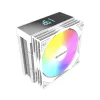 Chladič CPU RAIDMAX AM1204W ARGB 120 mm biely s displejom teploty