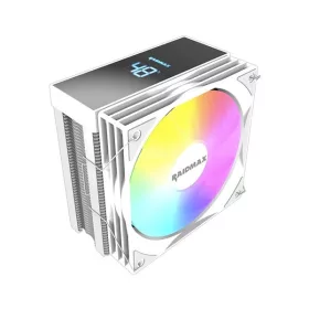   Chladič CPU RAIDMAX AM1204W ARGB 120 mm biely s displejom teploty