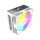 Chladič CPU RAIDMAX AM1204W ARGB 120 mm biely s displejom teploty