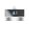 Chladič CPU RAIDMAX AM1204W ARGB 120 mm biely s displejom teploty