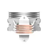 Chladič CPU RAIDMAX AM1204W ARGB 120 mm biely s displejom teploty