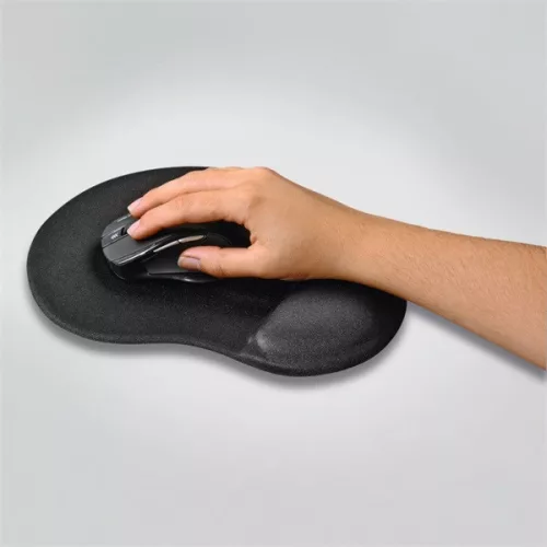 Hama 00126855 ERGO MINI fekete zselés egérpad