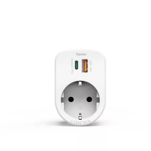 Cena potravín USB/USB-C Hama 00223343 FIP 30W s integrovaným nabíjačom