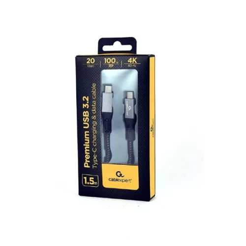 Gembird CCBP-USB3-CMCM100-1.5M Premium 1,5m USB 3.2 Gen 2. kábel typu C