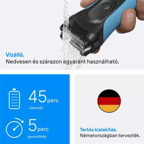 Elektrický holiaci strojček Braun 3-3040 WD