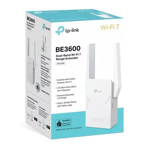 TP-LINK RE225BE BE3600 Wi-Fi 7 hatótávnövelő - R