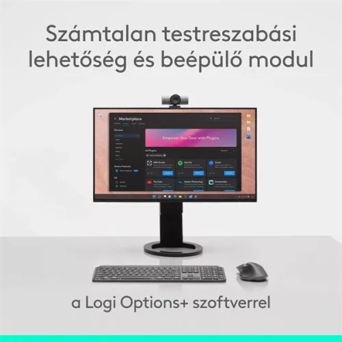 Logitech MX Master 4 vezeték nélküli grafitszürke egér
