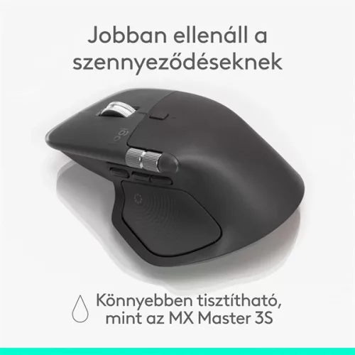 Logitech MX Master 4 vezeték nélküli grafitszürke egér