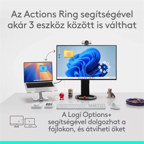 Logitech MX Master 4 vezeték nélküli grafitszürke egér