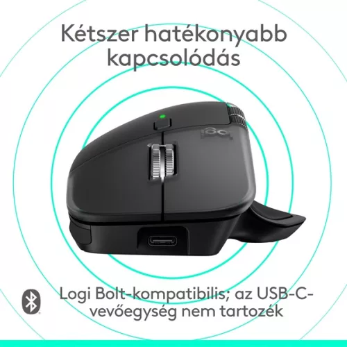 Logitech MX Master 4 for MAC vezeték nélküli fekete egér