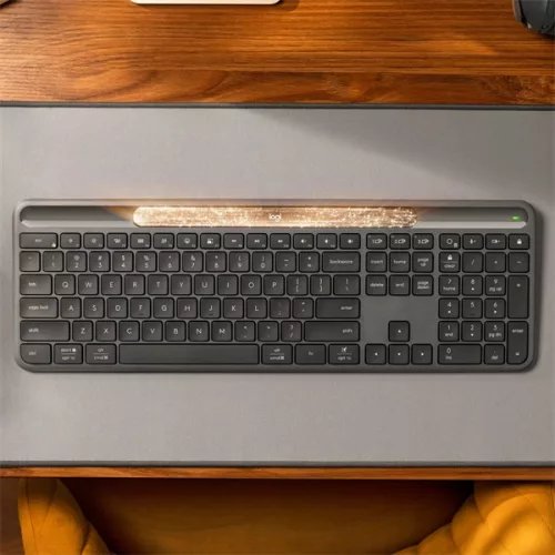 Logitech Signature Solar US vezeték nélküli grafitszürke billentyűzet