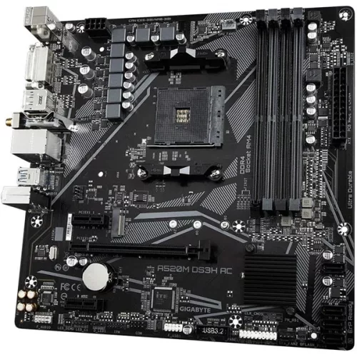 Základná doska Gigabyte A520M DS3H AC AMD A520 AM4 mATX