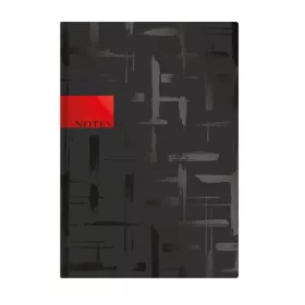   Kalendart 404 Notes found C167N A5 Black Square élfestett jegyzetfüzet