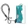 Devia ST124981 Cable Pro5 Woven 1,6m 27W PD Type-C - Lightning fekete adat- és töltőkábel + nyakpánt