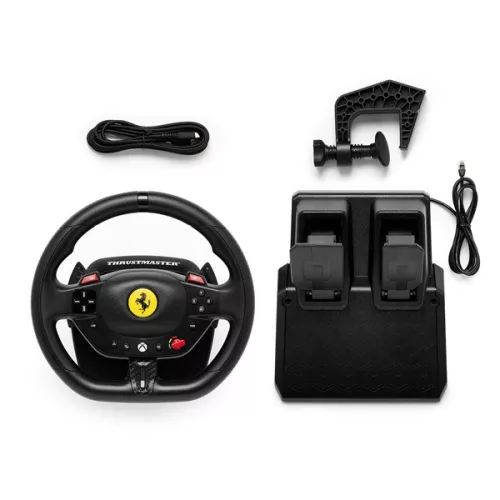 Thrustmaster 4460297 T98 Ferrari 296 Edition Xbox Series/Xbox One/PC kormány + pedál + 1 hónap Game Pass Ultimate