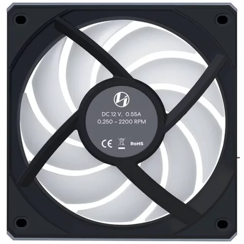 Lian Li UNI FAN CL Wireless 120mm (fordított légáram) fekete ventilátor