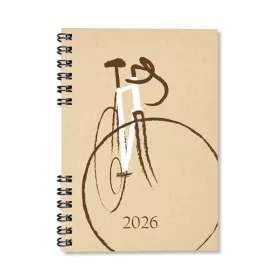   Period Eco Bicycle 2026 A5 heti beosztású spirálos határidőnapló